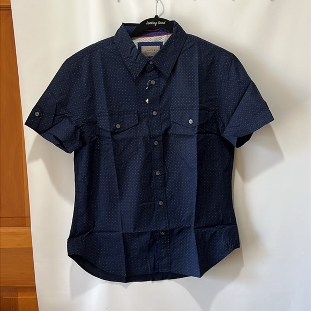 Jachs New York Short sleeve Dress Shirt msrp $79